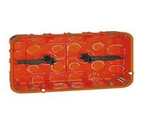 Legrand 080126 Boîte Multimatériaux Batibox Grand Format 2x3 Postes ou 2x6 à 8 Modules, 50mm Profondeur