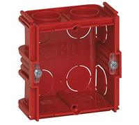Legrand 080131 Boîte MonoPoste Batibox Maçonnerie Carrée Associable, 30mm Profondeur, Lot de 20