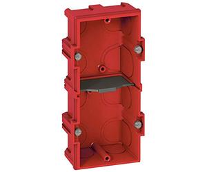 Legrand 080142 Boîte MultiPoste Batibox pour Maçonnerie 2 Postes ou 4 à 5 Modules, 40mm Profondeur