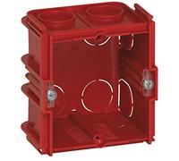 Legrand 080161 Boîte MonoPoste Batibox Maçonnerie Carrée Associable, 60mm Profondeur, Lot de 1