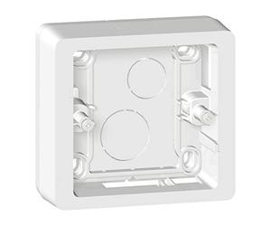 Legrand 080241 Cadre Saillie Céliane 1 Poste, Blanc, Lot de 2