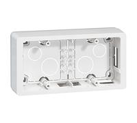 Legrand Cadre saillie Céliane 080242 2 postes horizontal ou vertical Blanc