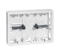 Legrand Cadre saillie MOSAIC pour 4, 5 ou 2 x 2 modules profondeur 46 mm 080276