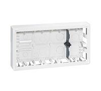 Legrand 080278 Cadre Saillie Profondeur 46mm Mosaic pour 2x10 Modules et Support