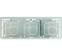 Legrand 080283 Cadre Saillie Profondeur 40mm Mosaic pour 3x2 Modules Vertical et Support, Blanc
