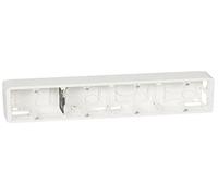 Legrand 080284 Cadre Saillie Profondeur 40mm Mosaic pour 10 ou 4x2 Modules Horizontal et Support, Lot de 2