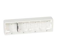 Cadre saillie profondeur 40mm Mosaic pour 10 ou 4x2 modules horizontal LEGRAND 0