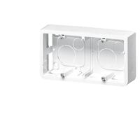 Legrand 080285 Cadre Saillie Profondeur 40mm Mosaic pour 4, 5 ou 2x2 Modules Horizontal et Support, Blanc, Lot de 1