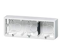 Legrand - 080286 - Cadre Mosaic pour 6 modules montage horizontal - Profondeur 40mm - Gris