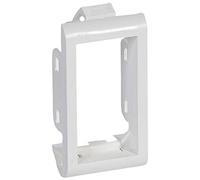 Legrand 080290 Support de Plaque Étroit pour Paroi Mince Batibox 1 Module, Blanc, Lot de 10