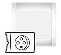 LEGRAND 085640 - Enjoliveur Sagane Opalis - prisinter CPL/IR, prise 2P/2P+T