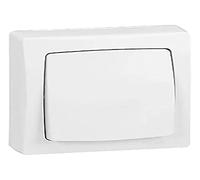 Legrand 086003 Interrupteur Bipolaire Appareillage Saillie Complet, Blanc