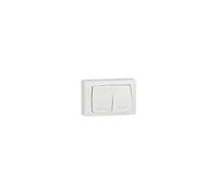 Legrand 086013 Interrupteur pour Volets Roulants Appareillage Saillie Complet, Blanc