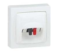 Legrand 086039 Prise Haut Parleur Appareillage Saillie Complet, Blanc, Lot de 10