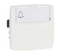 Legrand 086109 Poussoir 6A Porte-Étiquette Appareillage Saillie Composable, Blanc, Lot de 10