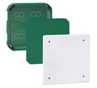 Legrand Boîte complète BATIBOX maçonnerie dérivation rectangulaire 175 x 175 x 40 mm 089274