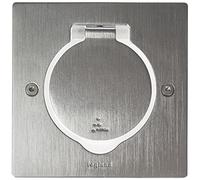 Legrand 089700 Caisse IP44 sol et meubles, 2 modules, inox