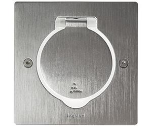 Legrand 089700 Caisse IP44 sol et meubles, 2 modules, inox