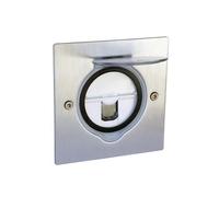 Legrand 089761 Prise de Sol Simple Catégorie6 FTP avec Platine Carrée, RJ45, Inox