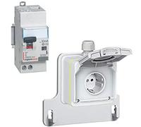 LEGRAND 090470 Kit prise GREEN'UP ACCESS IP66 IK08 + différentiel prêt à installer (Version Allemande)