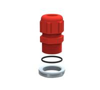 Legrand 091932 Presse-Étoupe Étanche Plastique pour Boîte Plexo Incendie, IP68, ISO25, Rouge