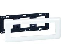 Legrand 099678 Mosaic Plaque Support pour 8 Modules, Blanc
