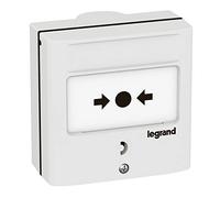 - Déclencheur manuel blanc pour coupure un contact