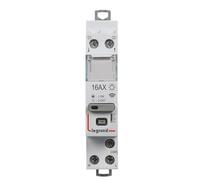 LEGRAND - 199121 - Télérupteur modulaire connecté Drivia with Netatmo 16AX 230V~ - Compatible avec l'App Home + Control et le délesteur connecté - Emballage BTC - Gris