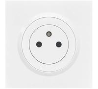 LEGRAND - 2pt surface blanc cpl grif dooxie