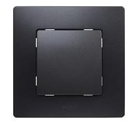 Legrand 396494 NL Commutateur monobloc, noir, individuel