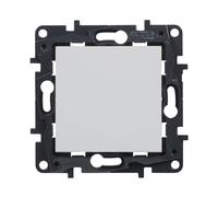 Legrand 398220 Interrupteur ou commutateur composable 10AX pour installation encastrée, gamme Niloé Step, couleur blanche