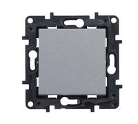 Legrand 398230 - Croisement 10AX pour installation encastrée - Gamme Niloé Step - Couleur aluminium