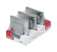 Legrand 398302 - Pack de 3 interrupteurs ou commutateurs monobloc 10AX pour installation encastrée - Gamme Niloé Step - Couleur aluminium