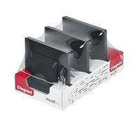 Legrand 398304 - Pack de 3 interrupteurs ou commutateurs monobloc 10AX pour installation encastrée - Gamme Niloé Step - Couleur anthracite