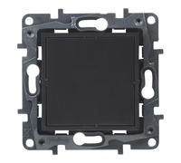 Legrand 398308 - Couvercle aveugle pour installation encastrée, gamme Niloé Step, couleur anthracite