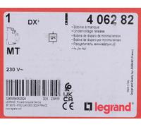 Legrand Déclencheur à minimum de tension DX3 406282 – 230 V AC – Bobine Mn