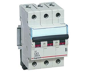 Legrand 403405 TX3 Disjoncteur tripolaire type B 3p 6 KA 3 m