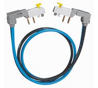 Legrand 404927 Cordon de Repiquage Entre 2 Rangées de Disjoncteur 1P+N à Connexion Automatique, Section 2x10mm², Gris