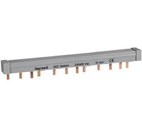 Legrand 404944 HX³ Peigne D'alimentation Tétrapolaire Traditionnel pour Bornes à Vis, Longueur 12 Modules Maximum 3 Appareils