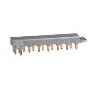 Legrand 405200 HX³ Peigne D'alimentation Tétrapolaire Tête de Groupe Horizontal Optimisé, Longueur 6 Modules, Gris