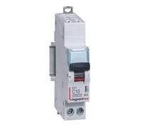 406881 Disjoncteur Legrand 10A unipolaire + neutre DX3 - courbe C - 4,5/6kA - AUTO+VIS - 1 module