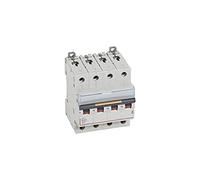 Legrand 409743 Disjoncteur DX³ 25kA arrivée haute et départ bas à vis, 4P, 400V~, 20A, courbe B, 4 modules