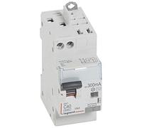 Legrand 410837 Disjoncteur différentiel monobloc DX³6000 10kA arrivée haute vis départ haut automatique, U+N 230V, 40A typeAC, 300mA
