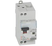 Legrand Disjoncteur différentiel monobloc DX³6000 10kA arr. haute dép. bas à vis U+N 230V 16A F 30mA