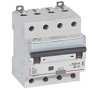 Legrand Disjoncteur différentiel monobloc DX³6000 411240 4P 400V 20A type A 300mA 10kA
