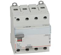 Legrand 411664E Interrupteur différentiel 4P 25A Sensibilité 300mA Classe AC DX3