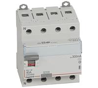 Legrand 411665E Interrupteur différentiel 4P 40A sensibilité 300mA classe AC DX3
