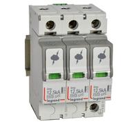 Legrand Parafoudre 412272 3 pôles T1+T2 Iimp 12,5 kA/pôle avec report de signalisation