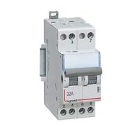 Legrand Interrupteur-inverseur modulaire double va-et-vient 400V~ - 2 modules
