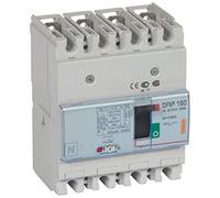 Legrand 420056 Disjoncteur Magnétothermique DPX³160, Pouvoir de Coupure 25kA 400V~, 4P, 125A